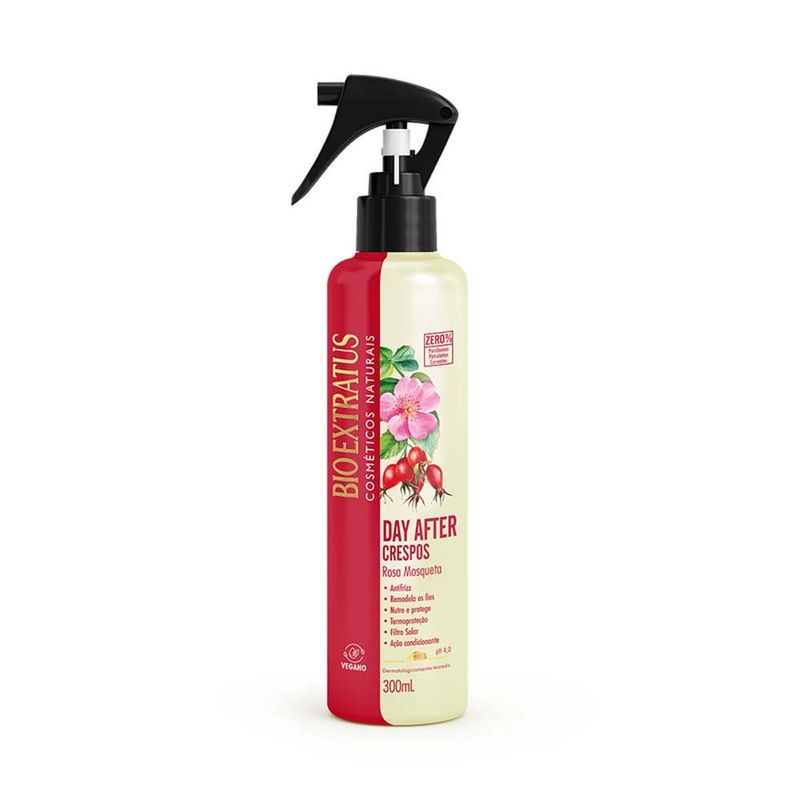 finalizador day after crespos bio extratus rosa mosqueta 300ml