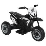 triciclo elétrico infantil bel fix honda crf 450r 6v preto (mp)