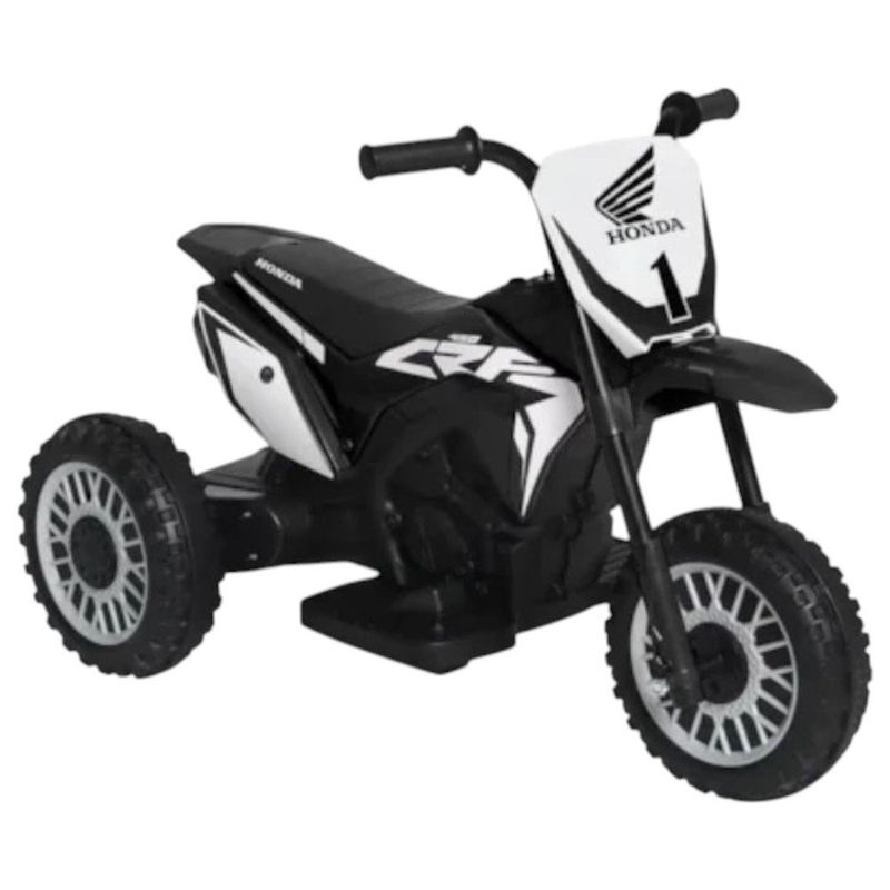 triciclo elétrico infantil bel fix honda crf 450r 6v preto (mp)