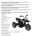 triciclo elétrico infantil bel fix honda crf 450r 6v preto (mp)