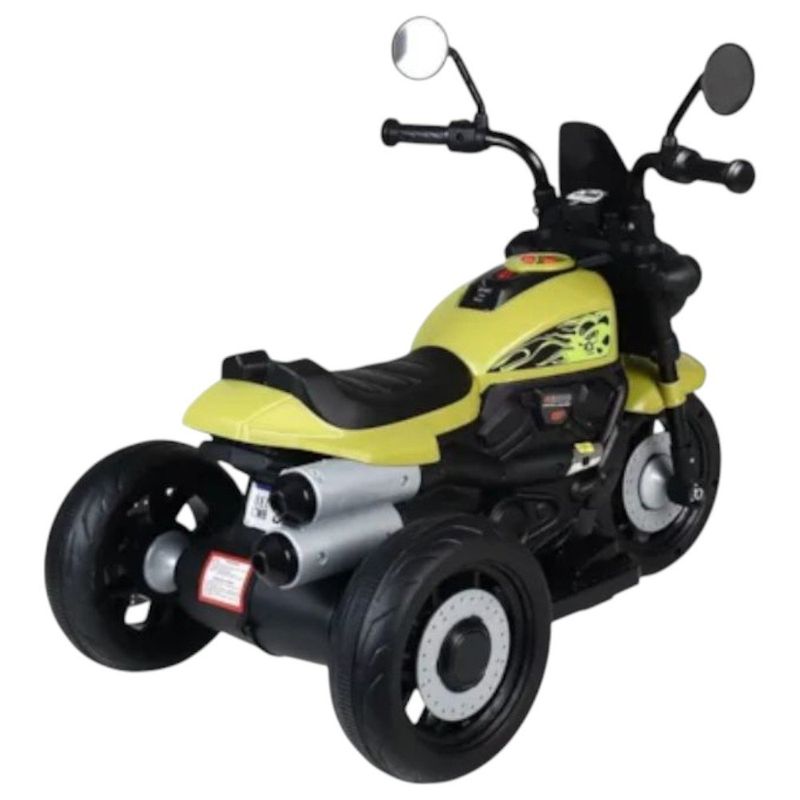 triciclo elétrico infantil bel fix freeway king 6v verde (mp)