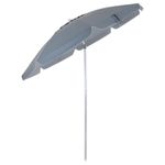 conjunto de mesa e cadeiras bel fix para jardim noronha com guarda sol 6008 (mp)