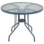 conjunto de mesa e cadeiras bel fix para jardim noronha com guarda sol 6008 (mp)