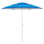 guarda sol bel fix com base 240cm degradê azul (mp)