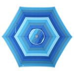 guarda sol bel fix com base 240cm degradê azul (mp)