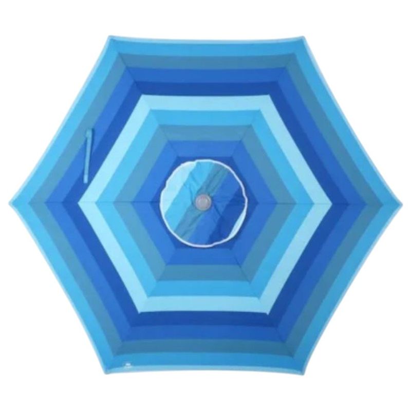 guarda sol bel fix com base 240cm degradê azul (mp)