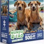 quebra-cabeça toyster 500 peças nano mundo cão brasil 3290