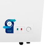 freezer horizontal mystic 380 litros com luz led na porta my-fz401l (mp)