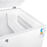 freezer horizontal mystic 380 litros com luz led na porta my-fz401l (mp)