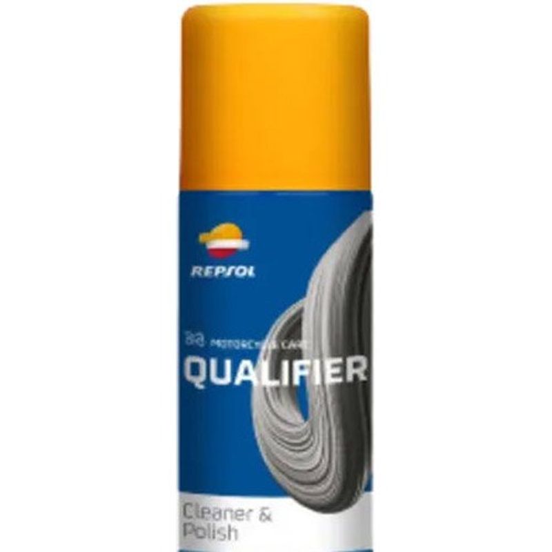 óleo limpador e polidor repsol para moto qualifier limpeza a seco 400ml (mp)