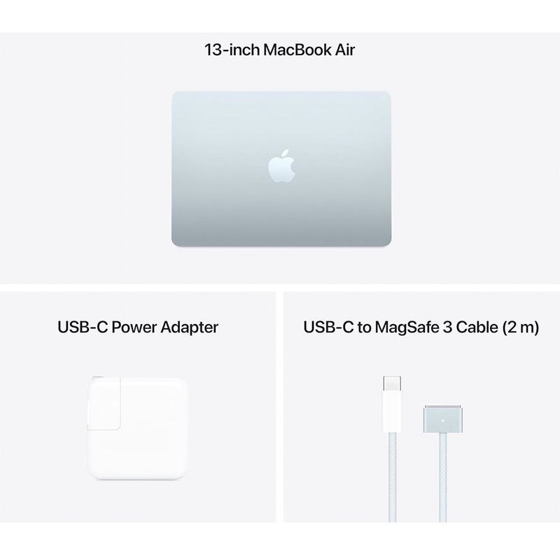 apple macbook air 13" m2 midnight 256gb 16gb ram a-mbi