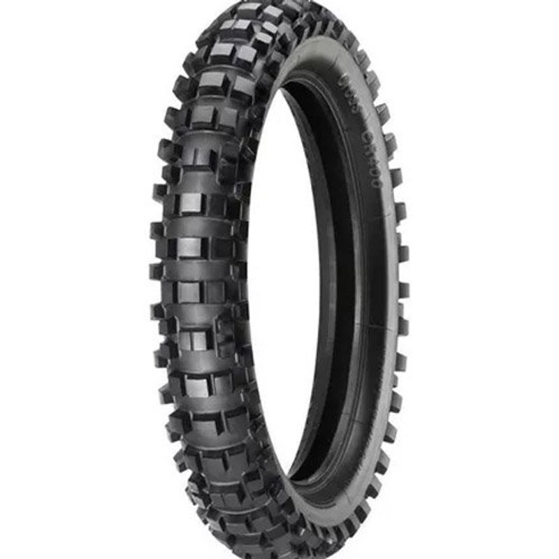 pneu moto vipal aro 18 110/100-18 64m cr400 cross tubetype traseiro com câmara (mp)