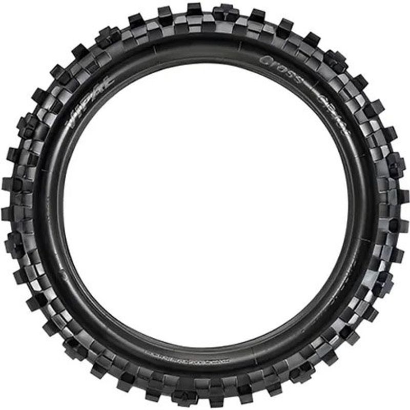 pneu moto vipal aro 18 110/100-18 64m cr400 cross tubetype traseiro com câmara (mp)