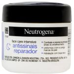 hidratante facial antissinais reparado face care intensive 100g neutrogena