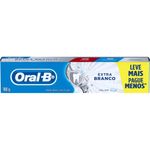 creme dental extra branco 180g oral b