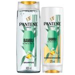 shampoo 400ml + condicionador 175ml bambu nutre e cresce pantene