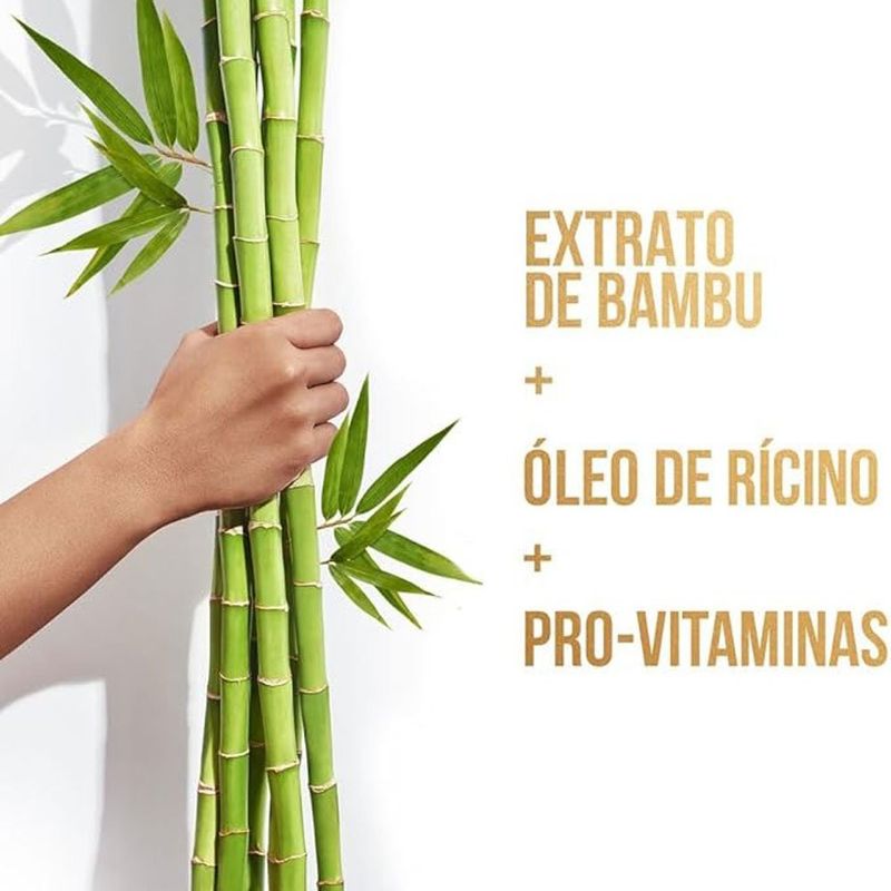 shampoo 400ml + condicionador 175ml bambu nutre e cresce pantene
