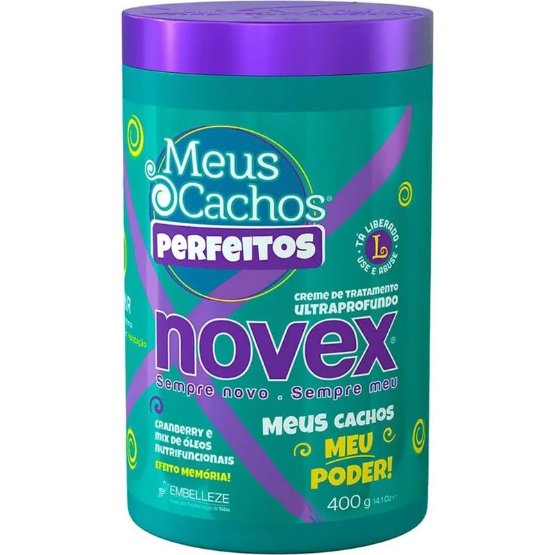 creme de tratamento meus cachos perfeitos 400g novex