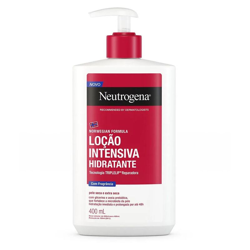 hidratante corporal neutrogena norwegian loção intensiva com fragrância 400ml