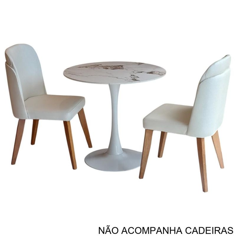 mesa redonda aj import tulipa saarinen porcelana rajado qm022 (mp)