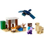 bloco de montar lego minecraft exped steve 21251