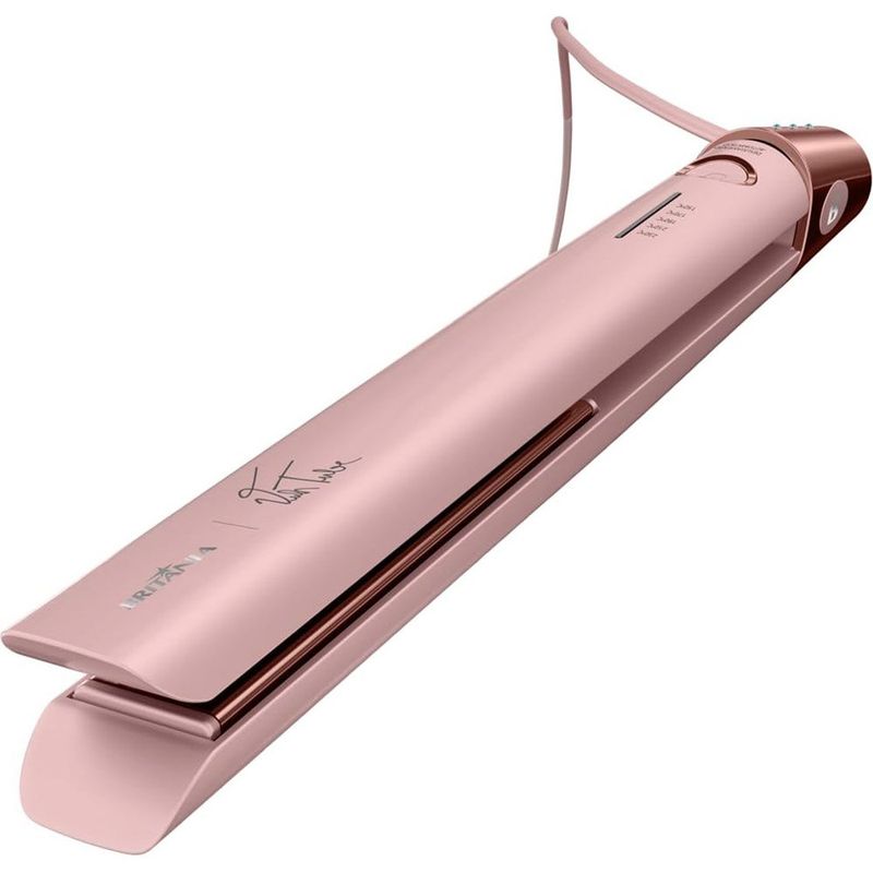 Prancha Britânia BPR04 230°C Chapas Titanium 40W Rosa