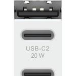 carregador de parede ultra rápido i2go saídas: usb-c 65w + 1 saída usb-c 20w + 1 saída usb-a 18w
