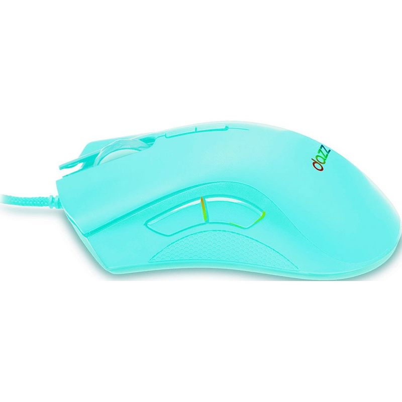 mouse gamer dazz mizard rgb 12.000 dpi usb azul (mp)