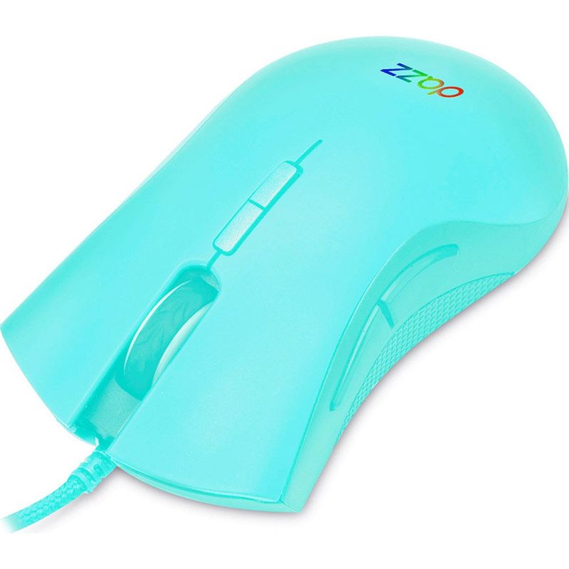 mouse gamer dazz mizard rgb 12.000 dpi usb azul (mp)