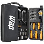 kit de ferramentas wap 110 peças wf m110 (mp)
