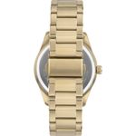 relógio masculino technos dourado 2115tzq/1p