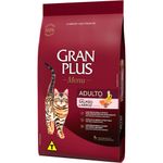ração gatos adultos gran plus menu salmão e arroz 1kg (mp)