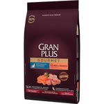 ração gatos castrados gran plus gourmet salmão e frango 1kg (mp)