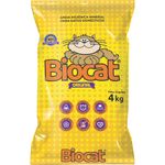 areia higiênica para gatos biocat original 4kg (mp)