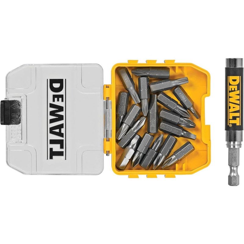 kit de brocas dewalt dwaf2058cs 18 peças amarelo a-mbi