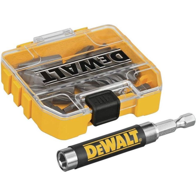 kit de brocas dewalt dwaf2058cs 18 peças amarelo a-mbi