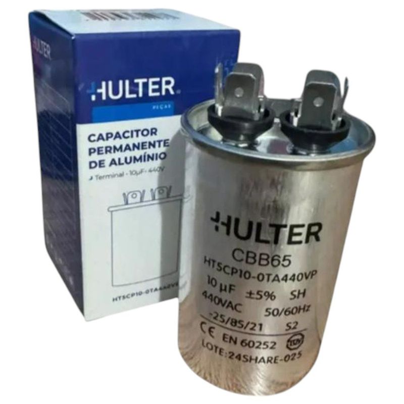 capacitor permanente hulter 10 mf 440v (mp)
