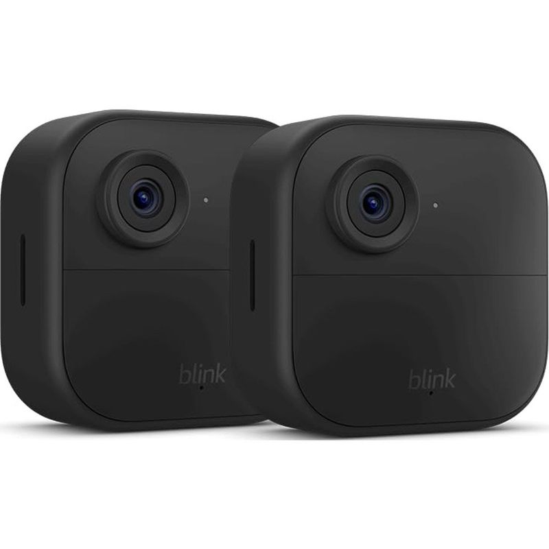 camera blink de seguran a outdoor 4 sem fio preto a-mbi