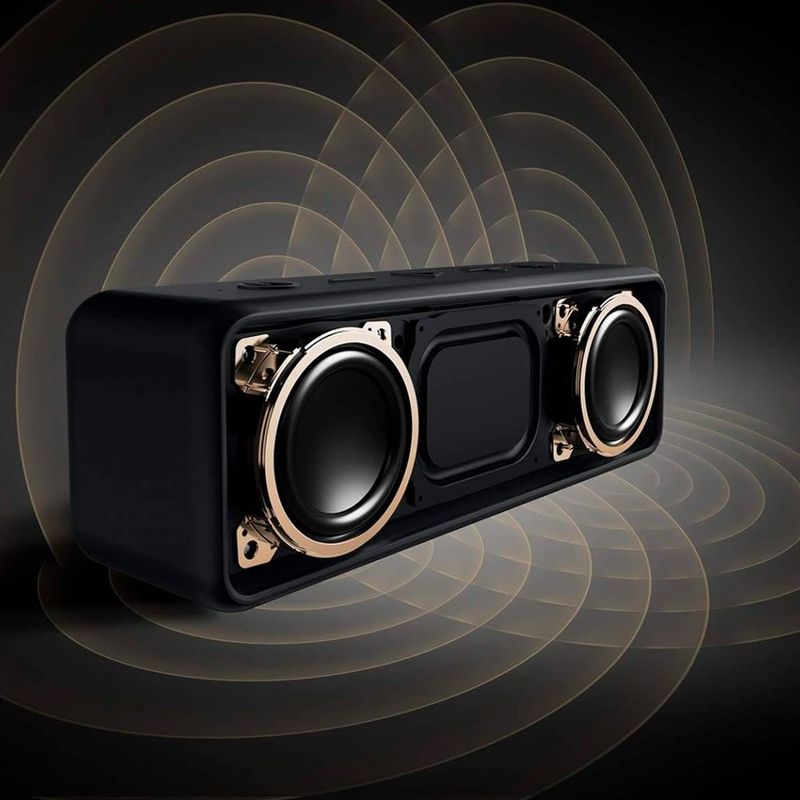 caixa de som bluetooth anker ipx7 preto a-bi