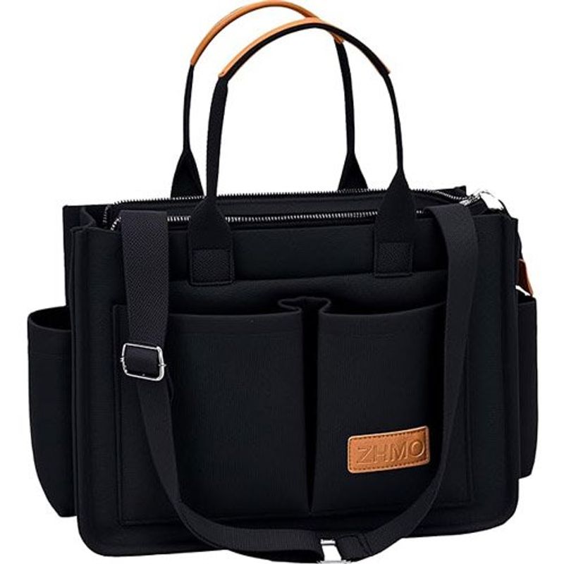 bolsa tote transversal media kyalou preto a-bi