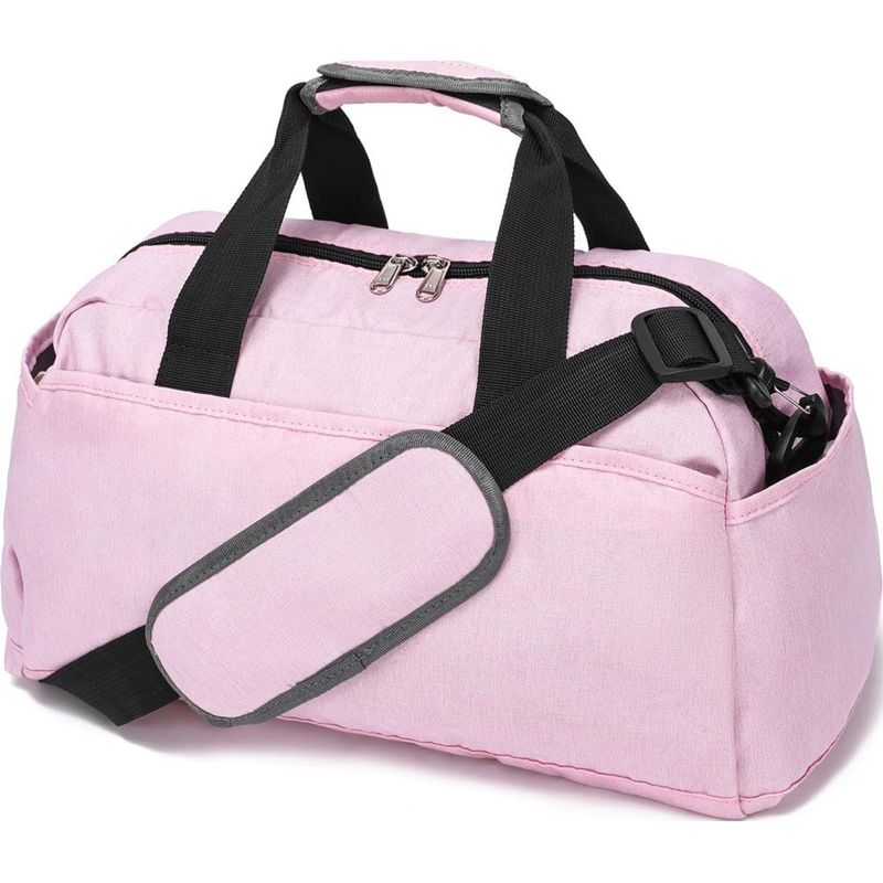 bolsa de viagem e academia ineetatu 35,5cm rosa a-bi