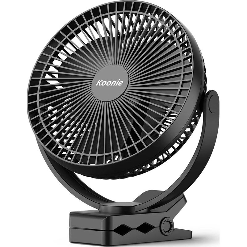 mini ventilador mesa usb 10000mah preto a-mbi
