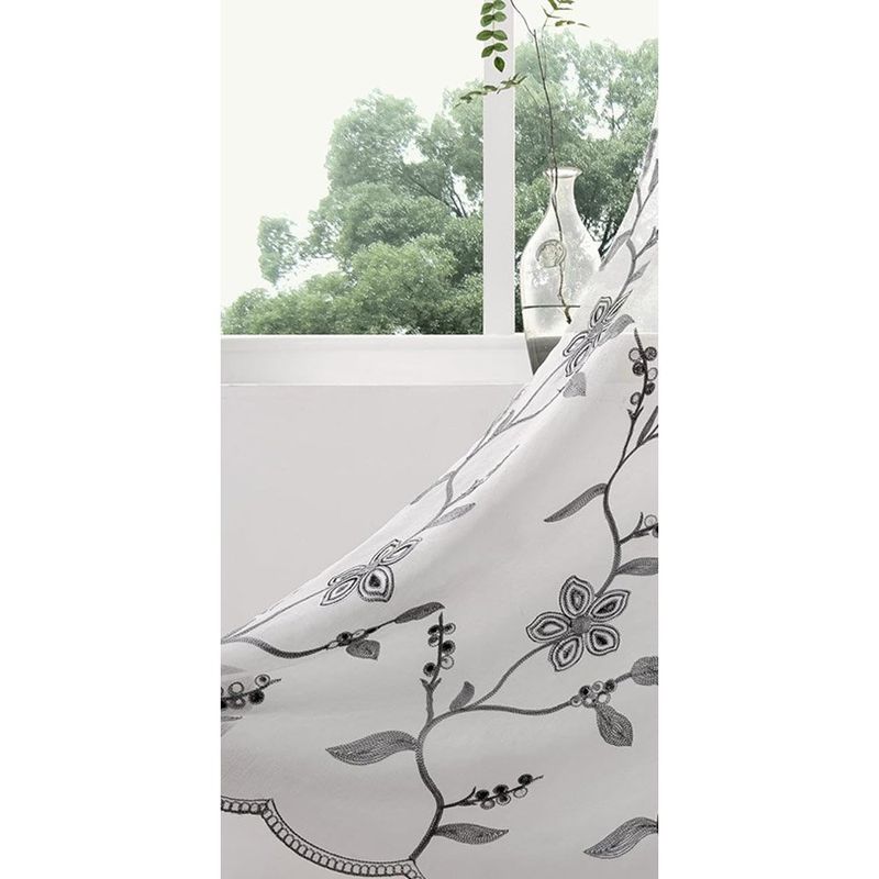 conjunto petrichor de cortinas 2 pecas 54x84 polegadas cinza a-mbi