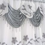 conjunto petrichor de cortinas 2 pecas 54x84 polegadas cinza a-mbi