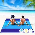 tapete impermeavel bydoll 10x9" de praia azul a-mbi