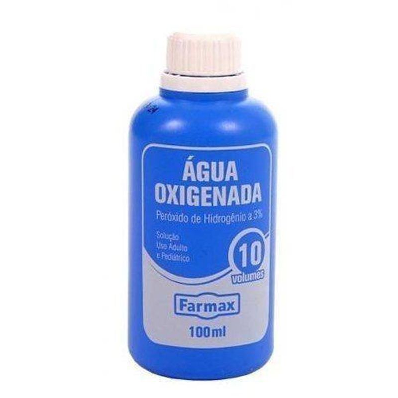 água oxigenada farmax 10 vol com 100ml