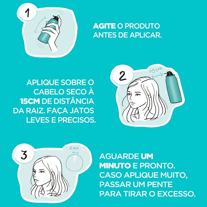 spray instance retoque da raiz magic retouch castanho escuro l oreal 75ml