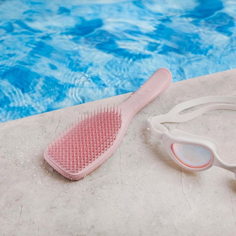 escova tangle teezer cabelo rosa a-mbi