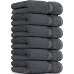 conjunto utopia towels 6 toalhas 40x71cm cinza a-mbi
