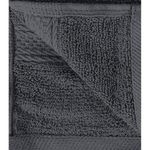 conjunto utopia towels 6 toalhas 40x71cm cinza a-mbi